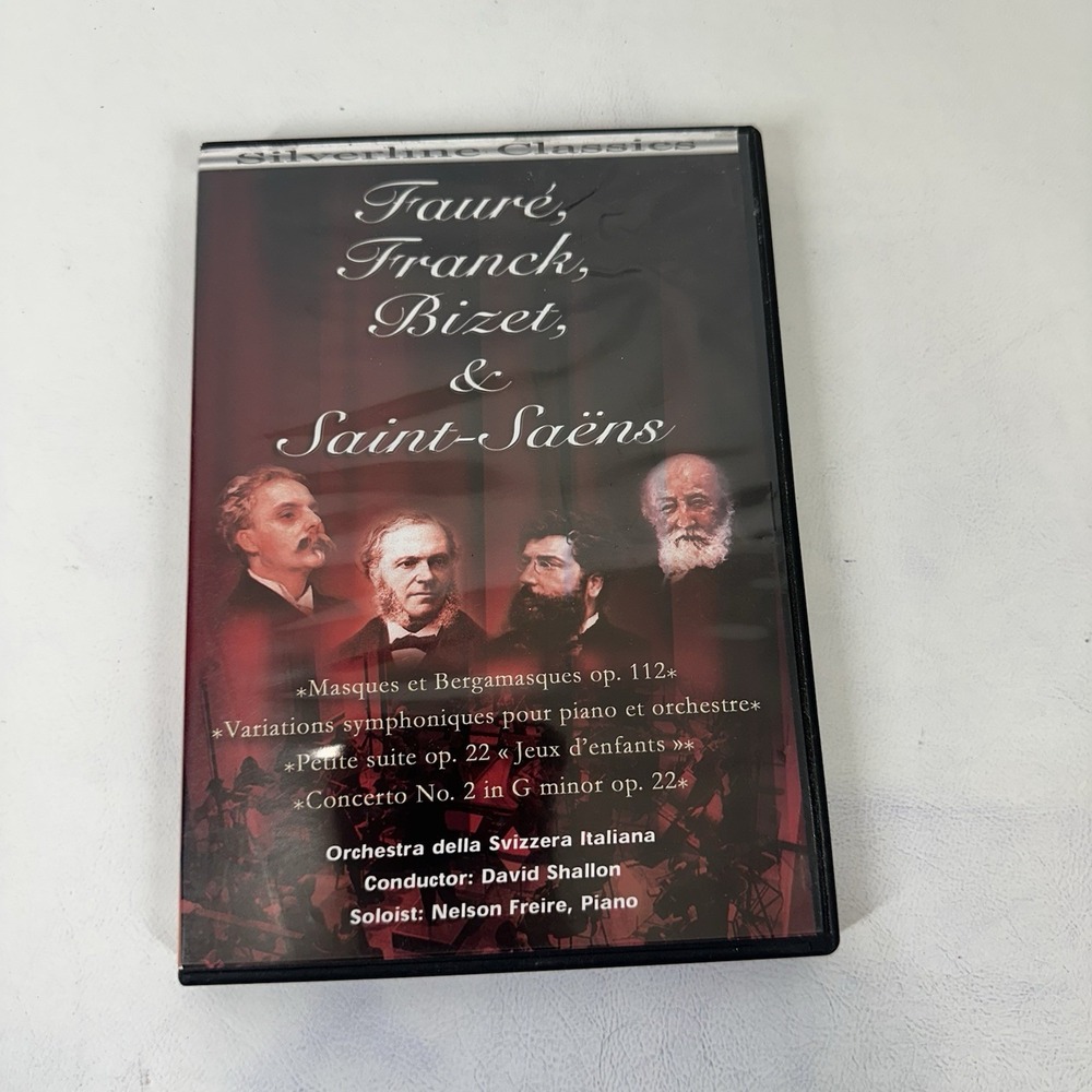 Fauré Franck Bizet‎ Saint-saëns Silverline Classics DVD